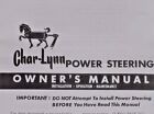 Char-lynn Power Steering Tractor Owners Manual John Deere Farmall Ac Ih Oliver