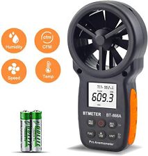 Bt 866a Digital Anemometer Wind Speed Meter 40ms Handheld Usb Connect Pc Tester