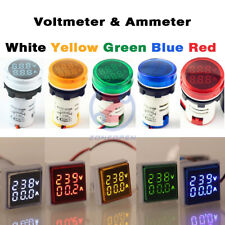 Ac 50 500v 0 100a 220v Digital Led Voltmeter Ammeter Voltage Meter Multicolor De