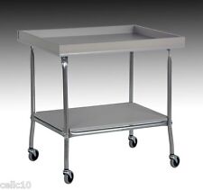 High Quality Steel Cart With Plastic Laminate Top Tray Amp Shelf Usa Made