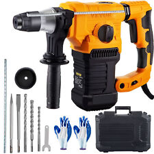 1050w Sds Plus Rotary Hammer Drill Demolition Jack Hammer Kit With Chisels Drill