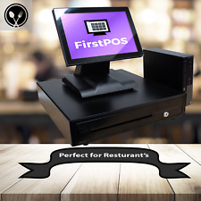 Firstpos 12in Touch Screen Pos Cash Register Till System Fast Food Restaurant