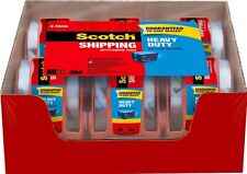 Scotch Heavy Duty Shipping Packaging Tape 6 Rolls With Dispenser 188 Inches