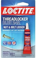 Locktite Thread Locker Blue Bolt Metal Bonder 242 Lock Tight Removable Usa