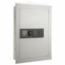 Electronic Flat Wall Safe Box With Digital Keypad And 2manual Override Keys Home