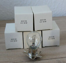 5 Piece Zeiss Opmi Surgical Microscope Hno Bulb Light 6v 30w 390158 Med Lamp