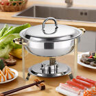 1 Pack Buffet Catering Stainless Steel Chafer Round Chafing Dish 4qt Party Pack