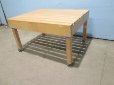 Cms Commercial Heavy Duty 48 X 38 Wooden Mobile Merchandising Display Table