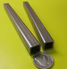 304 Stainless Steel Square Tube 12 Sq X 065 Wall X 6 Inch Length 2 Units