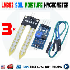 3pcs Soil Hygrometer Water Detection Module Moisture Sensor 4 Arduino Diy Lm393