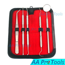 5pcsset Stainless Dentist Tools Hygiene Cleaning Tooth Dental Pick Kit Pr 456