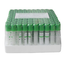 Carejoy 100pcs 3ml Clinical Sterile Vacuum Blood Collection Heparin Tube System