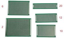50 Pcs Double Sided Universal Pcb Proto Perf Board 254mm 2x8 3x7 4x6 5x7 6x8 Cm