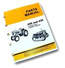 Parts Manual For John Deere Model 420c 430c Crawler Tractor Loader Catalog Book