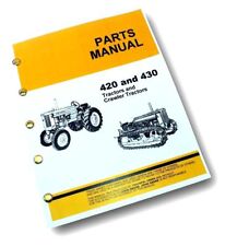 Parts Manual For John Deere Model 420c 430c Crawler Tractor Loader Catalog Book