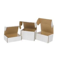 White Corrugated Shipping Mailer Carton Packing Fold Box 6x4x2 6x4x3 6x4x4