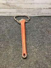 Used Ridgid C 18 Heavy Duty Chain Pipe Wrench 2 12