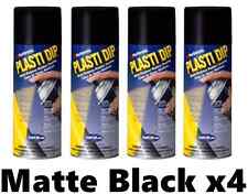 Performix Plasti Dip Matte Black 4 Pack Wheel Kit Spray 11oz Aerosol Cans Freesh