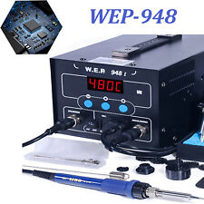 Wep 948 Upgraded Esd Safe 2 In 1 80w Desoldering Station Amp 60w Soldering Iron