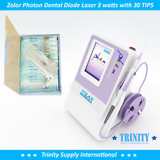 Zolar Photon Dental Diode Laser 3 Watts Complete Set With 30 Tips And Warranty