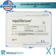 Orthodontic Dental Equilibrium Metal Brackets Braces Kit Roth Dentaurum 20pcs