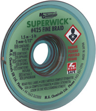 Mg Chemicals 425 3 5 Foot Length Of 0080 20mm Width Braid Solder Wick