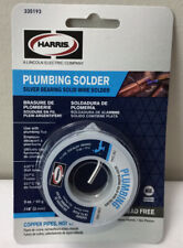 New Harris Plumbing Solder Silver Bearing Solid Wire 3oz 335193