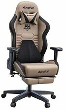 Gaming Chair Office Chair Desk Chair With Ergonomic Lumbar Support Brown