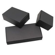 Black Kraft Paper Box For Gift Craft Candy Jewelry Packaging Wedding Party Favor