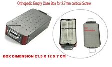 Orthopedic Empty Case Box For 27 Mm Cortical Screw Surgical Instruments