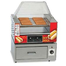 Gold Medal 10 Roller 18 Hot Dog Grill Bun Warmer And Sneeze Guard