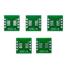 Soic 8 Sop8 Smd To Dip Breakout Board Pcb Breadboard Adapter 5 Pieces