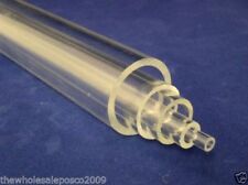 Clear Plastic Acrylic Perspex Tube 5mm 28mm Diameter Hollow Pipe Pmma Section