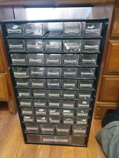 Vintage 50 Drawer Metal Nut Bolt Storage Cabinet Organizer