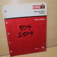 Case Ih International 504 2504 Tractor Parts Manual Book Spare Catalog Farm List