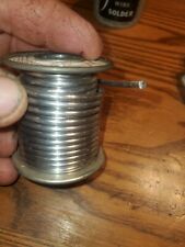 Vtg Old Federated Solder Spool 1 Lb 50 50 In Metal Container New
