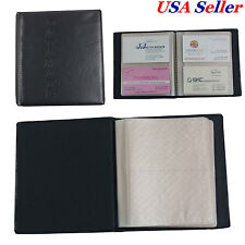 6 Pcs X 80 Cards Business Name Id Credit Card Holder Book Case Keeper Organizer