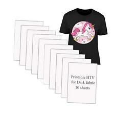 Printable Htv Heat Transfer Vinyl For Inkjet Printers Iron On Dark T Shirt