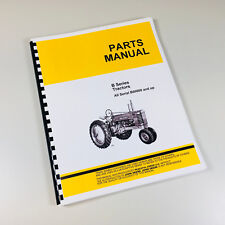 Parts Manual For John Deere B Tractor Bn Bw Bnh Bwh Catalog Book Styled Assembly