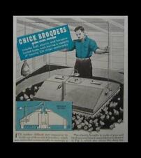 Chick Brooder 1944 Howto Build Plans Poultry Chicken 200 Capacity