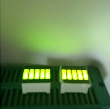 10pcs Led Bar Display Segments 5led Bar Graph Yellow Green Light 5 Segment Bar