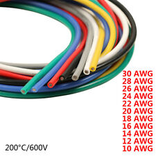 Ul3135 10awg 30awg Flexible Silicone Rubber High Temp Electrical Lead Wire Cable