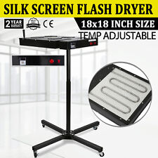 Adjustable 18 X 18 Flash Dryer Silk Screen Printing Equipment T Shirt Dryer