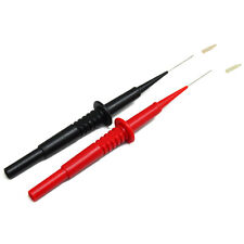 Needle Tipped Tip Multimeter Probes Test Leads Fluke Tester 600v 1a 4mm Socket