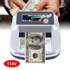 Money Bill Counter Machine Cash Counting Counterfeit Detector Mg Bank Checker Us
