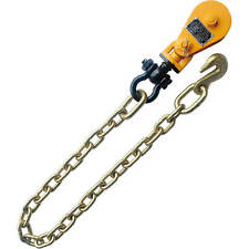 2t Snatch Block Tow Chain For Flatbed Tow Truck Rollback Carrier Wrecker Hauler