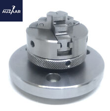 3 Jaw Self Centering Lathe Chuck 2 50mm With Backplate For 3 Amp 4 Rotary Table