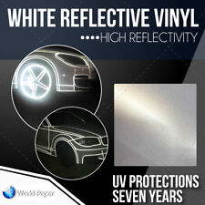 Reflective White Sign Vinyl Adhesive Safety Plotter Cutter 12 X 10 Feet