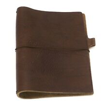 Chic Sparrow A5 Binder Insert Holder Brown Leather Classic Style No Pockets