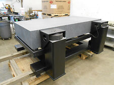 2000 X 1000 X 300mm Granite Anti Vibration Table With 4 Barry Slm 24a 2400lb